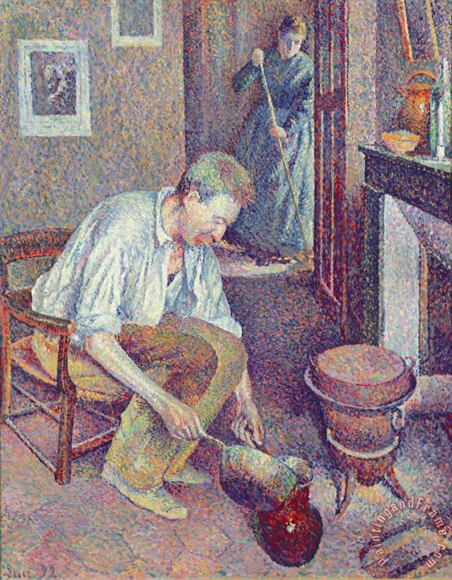 Maximilien Luce The Coffee Art Painting