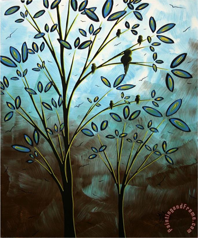 Bird House painting - Megan Aroon Duncanson Bird House Art Print