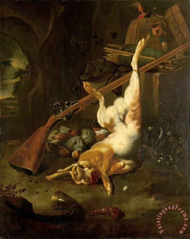 Melchior de Hondecoeter Dead Game Art Painting