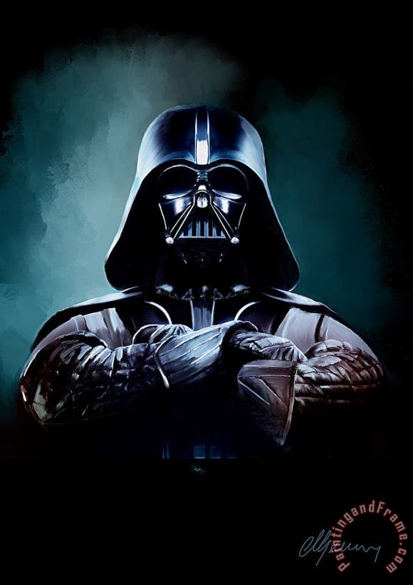 Michael Greenaway Darth Vader Star Wars Art Print
