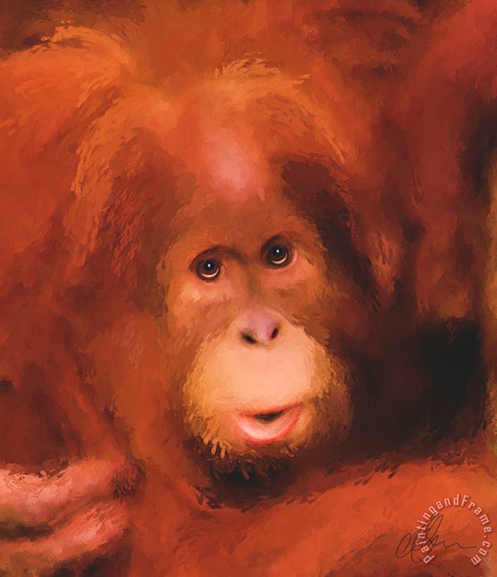 Michael Greenaway Orangutan Art Painting