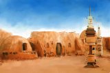 Star Wars Film Set Tatooine Tunisia