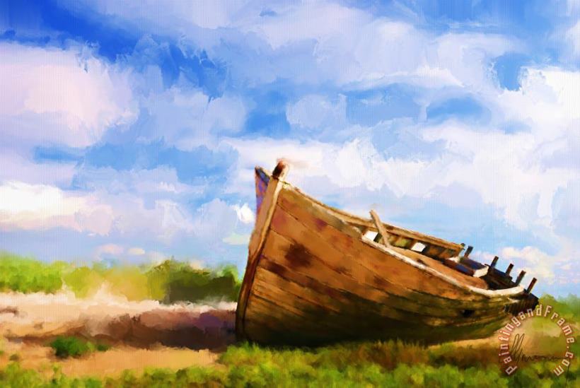 The Boat painting - Michael Greenaway The Boat Art Print