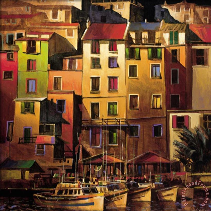 Mediterranean Gold painting - Michael O'toole Mediterranean Gold Art Print