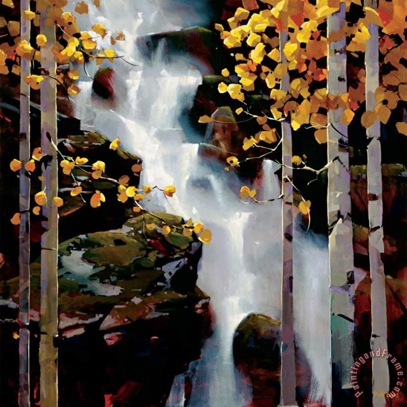 Michael O'toole Waterfall Art Painting