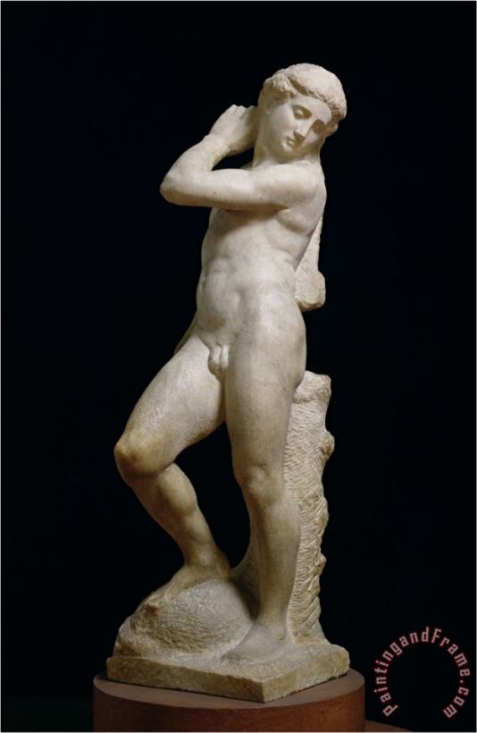 Michelangelo Buonarroti Apollo Or David Circa 1530 Art Painting