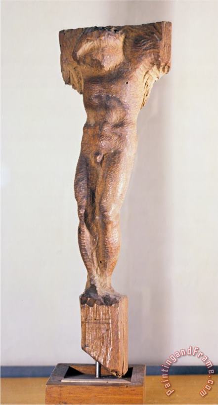 Crucifixion painting - Michelangelo Buonarroti Crucifixion Art Print