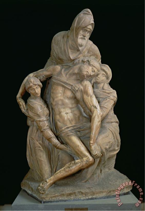 Michelangelo Buonarroti Pieta 1553 Art Print