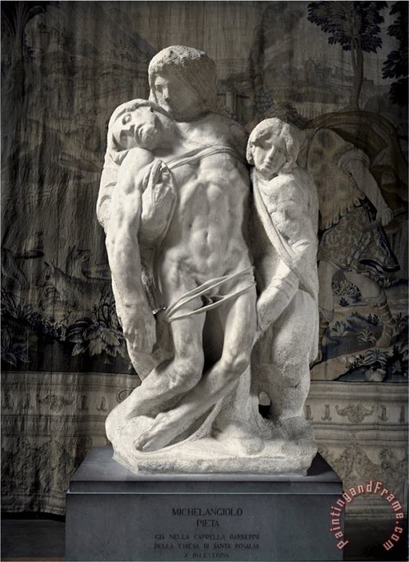 Michelangelo Buonarroti Pieta Di Palestrina Art Print