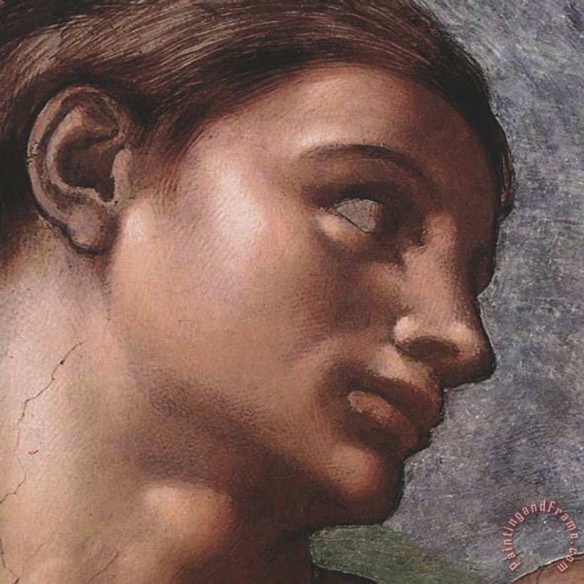 The Creation of Adam Adam Detail painting - Michelangelo Buonarroti The Creation of Adam Adam Detail Art Print
