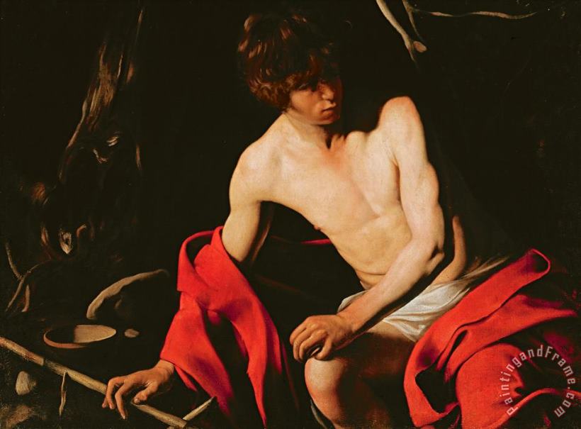 Saint John the Baptist painting - Michelangelo Caravaggio Saint John the Baptist Art Print