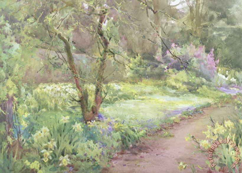 Mildred Anne Butler Garden Path Art Painting