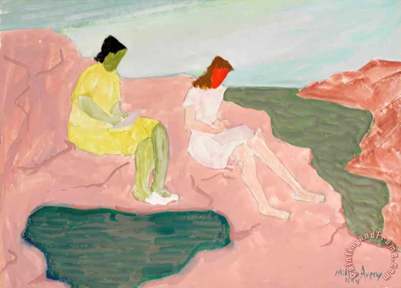 Milton Avery Female Artists by Sea Art Painting