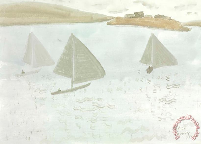 Milton Avery Grey Sails Art Painting