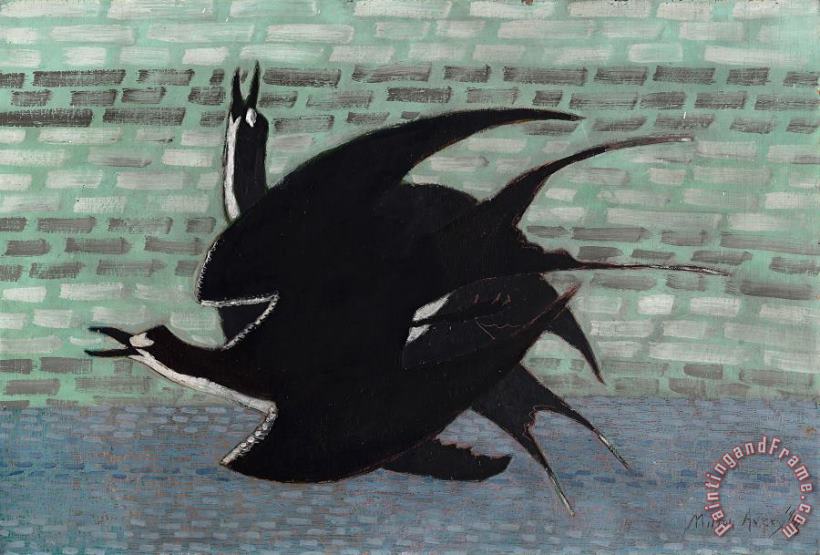 Sooty Terns, 1945 painting - Milton Avery Sooty Terns, 1945 Art Print