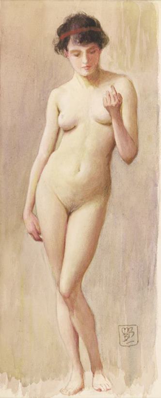 Murray Bladon Study Of A Nude II Art Print