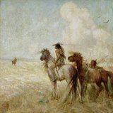 The Bison Hunters by Nathaniel Hughes John Baird