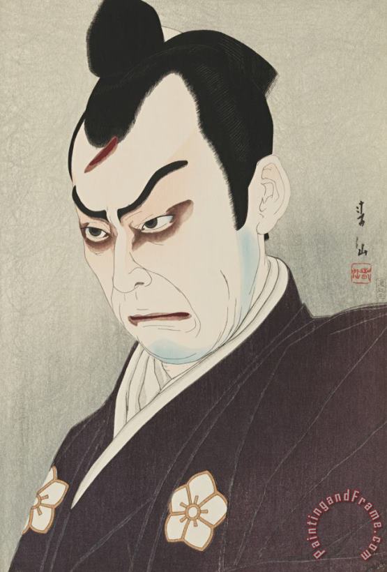 Natori Shunsen Nakamura Kichiyemon in The Role of Mitsuhide Art Print