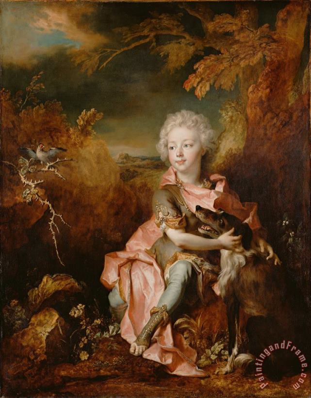 Nicolas de Largilliere Portrait of a Boy in Fancy Dress Art Painting