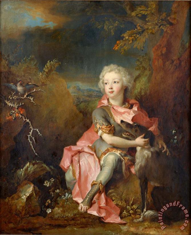 Nicolas de Largilliere Portrait of a Young Nobleman Art Painting
