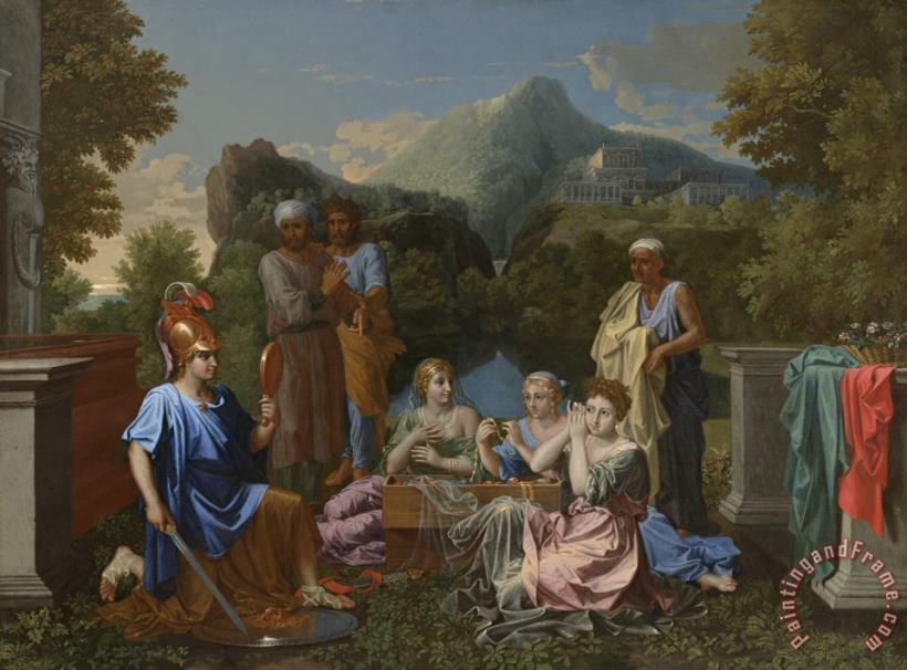 Achilles on Skyros painting - Nicolas Poussin Achilles on Skyros Art Print