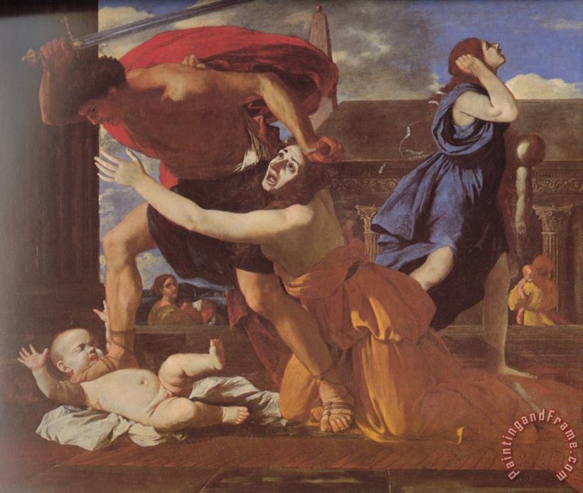 The Massacre of The Innocents painting - Nicolas Poussin The Massacre of The Innocents Art Print