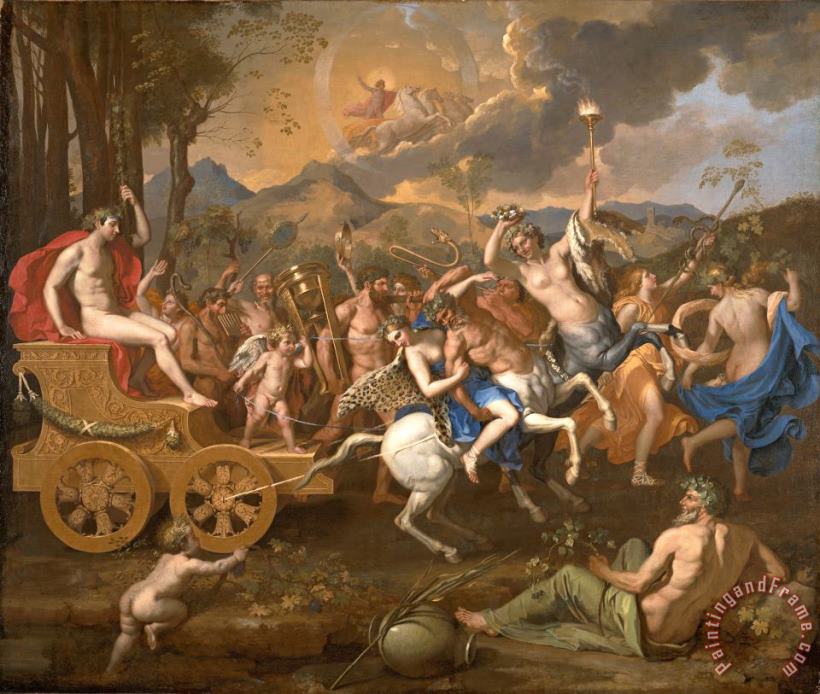 Nicolas Poussin The Triumph of Bacchus Art Painting
