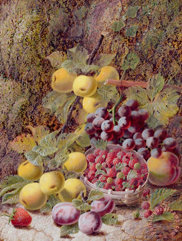 Oliver Clare Still Life with Fruit Art Painting