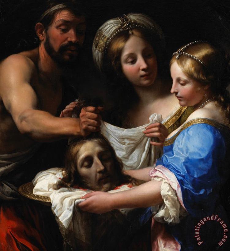 Onorio Marinari Salome With The Head Of Saint John The Baptist Art Painting