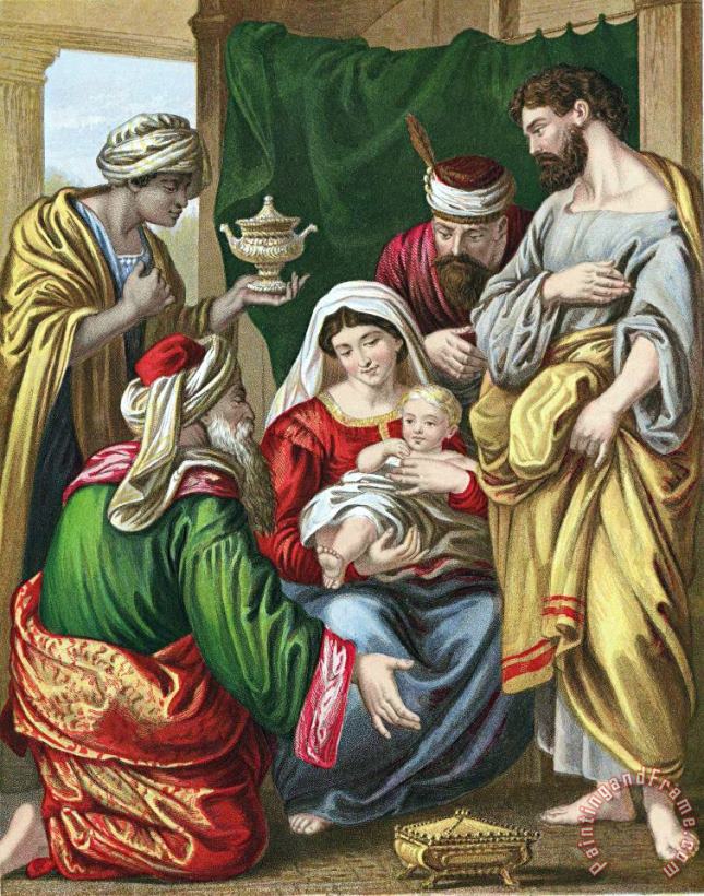 Adoration Of The Magi painting - Others Adoration Of The Magi Art Print