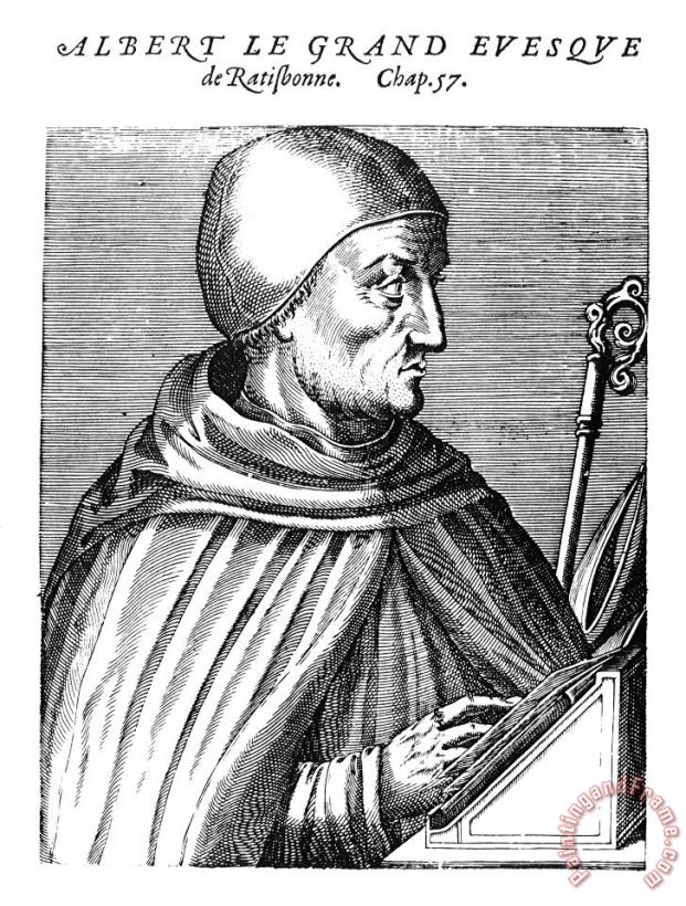 ALBERTUS MAGNUS (d.1280) painting - Others ALBERTUS MAGNUS (d.1280) Art Print