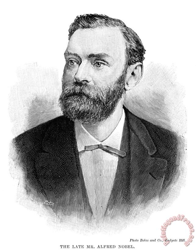 Alfred Nobel (1833-1896) painting - Others Alfred Nobel (1833-1896) Art Print