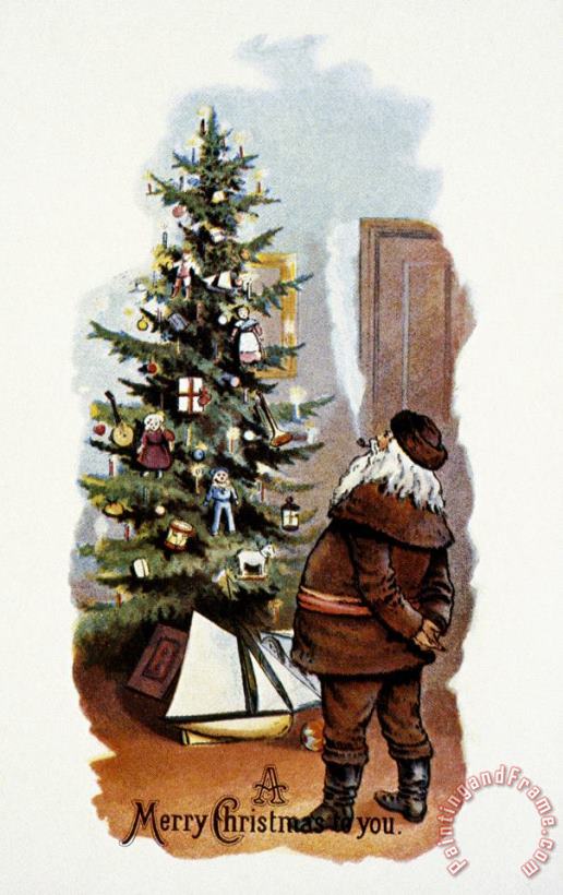 Others American Christmas Card Art Painting