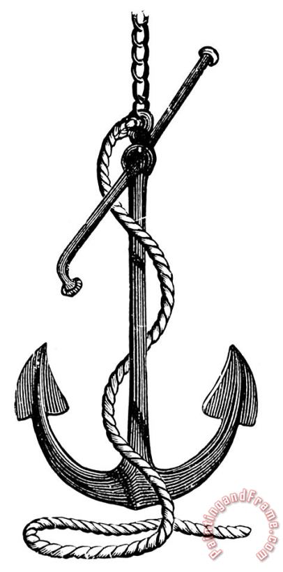Others ANCHOR, 19th CENTURY Art Print