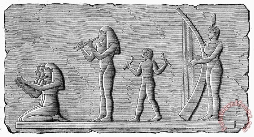 Others Ancient Egypt: Musicians Art Print