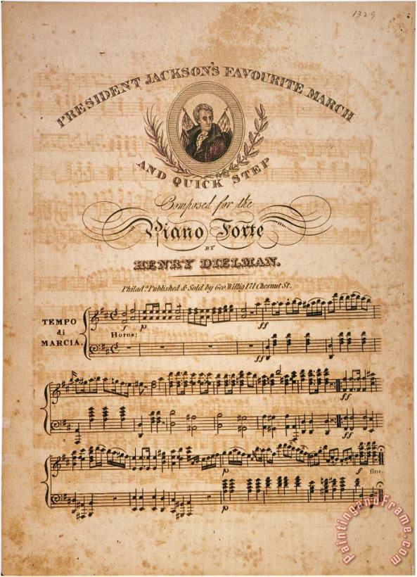 Andrew Jackson: Election painting - Others Andrew Jackson: Election Art Print