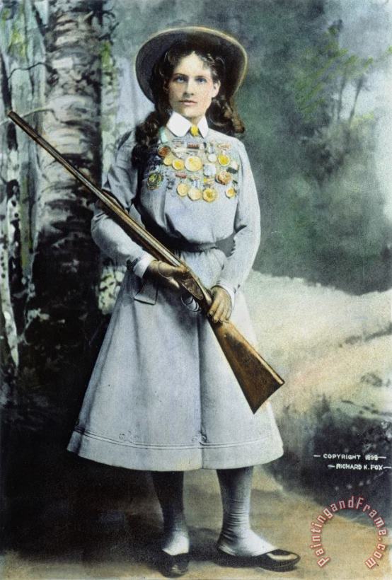 Annie Oakley (1860-1926) painting - Others Annie Oakley (1860-1926) Art Print
