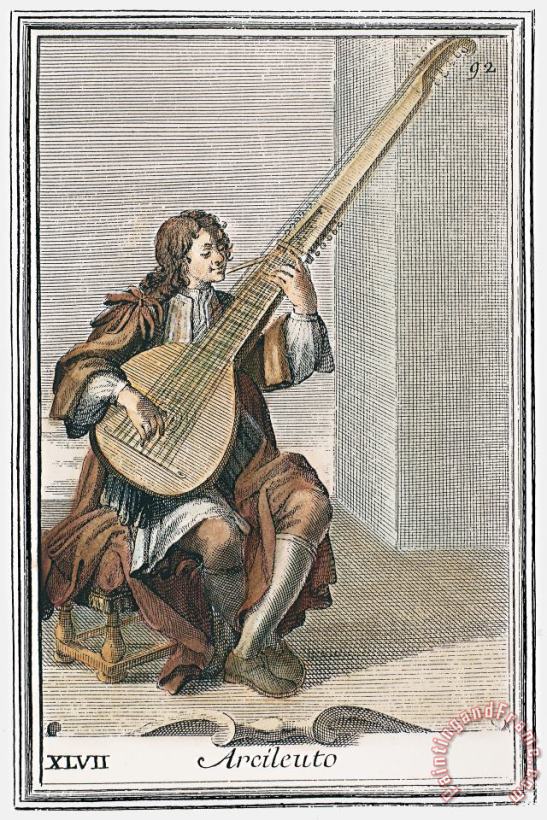 Others Archlute, 1723 Art Print