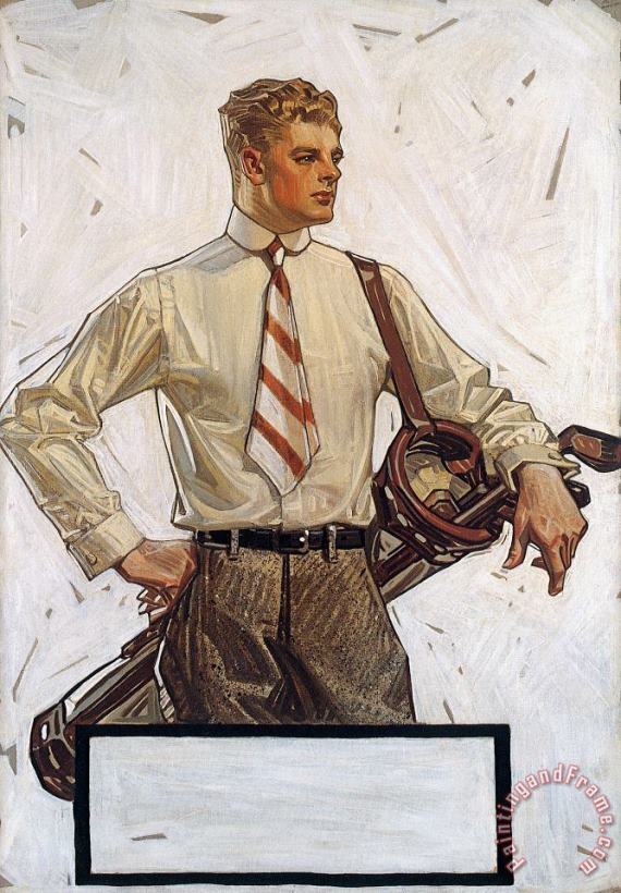 Others Arrow Shirt Collar Ad, 1922 Art Painting