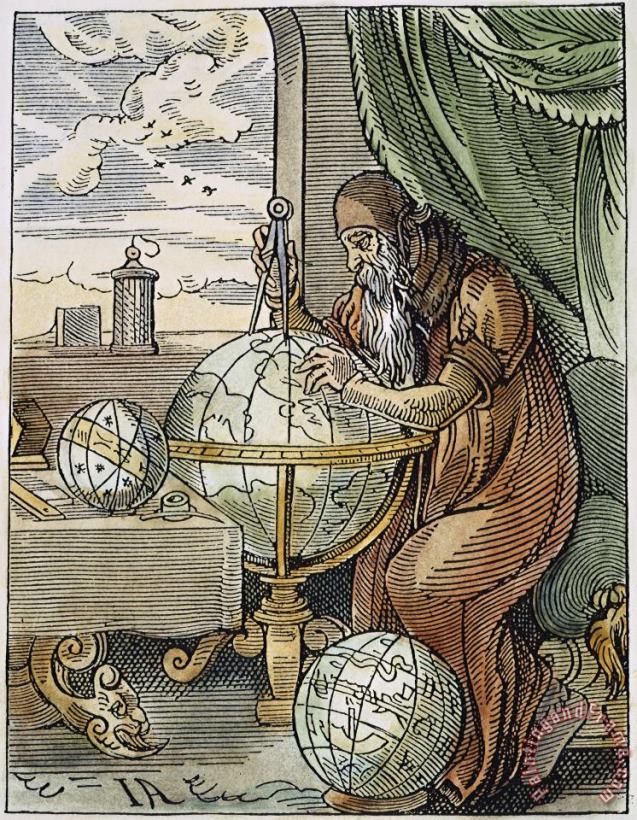 Others ASTRONOMER, 16th CENTURY Art Painting