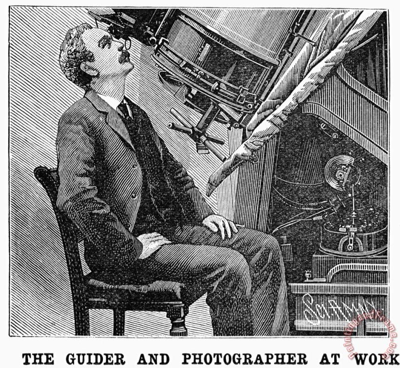 Astronomer, 1896 painting - Others Astronomer, 1896 Art Print