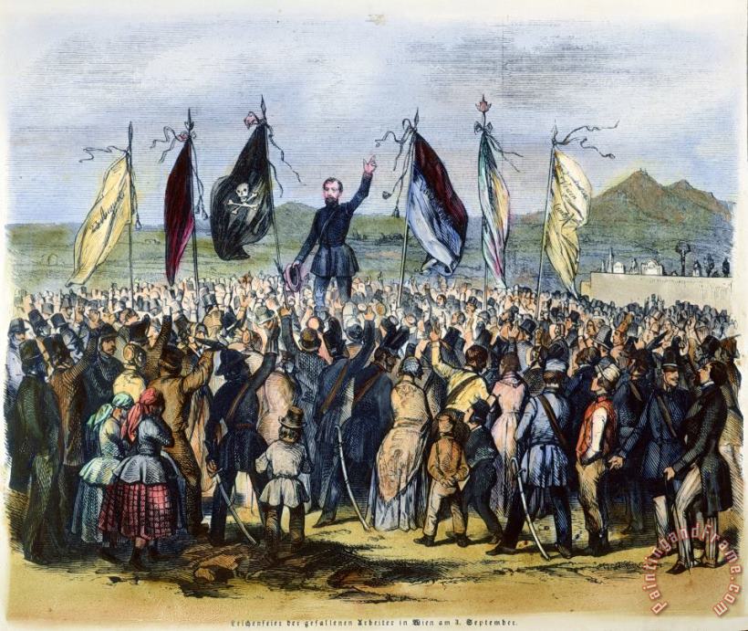 Austria: 1848 Revolution painting - Others Austria: 1848 Revolution Art Print