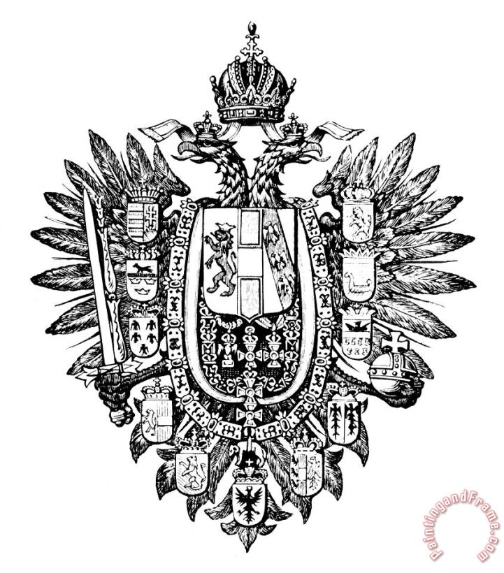 Others Austrian Coat Of Arms Art Painting
