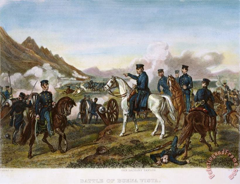Battle Of Buena Vista, 1847 painting - Others Battle Of Buena Vista, 1847 Art Print