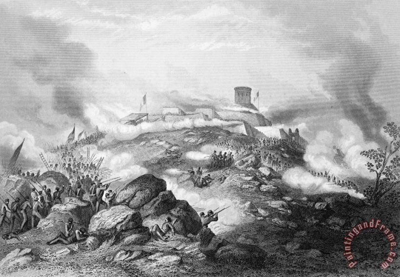 Battle Of Chapultepec, 1847 painting - Others Battle Of Chapultepec, 1847 Art Print