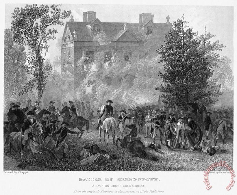 Others Battle Of Germantown, 1777 Art Painting