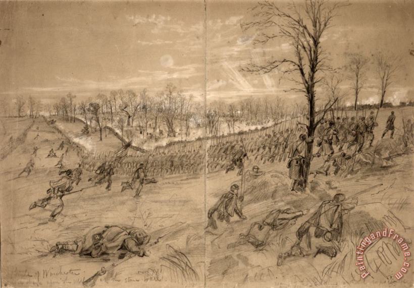 Battle Of Kernstown, 1862 painting - Others Battle Of Kernstown, 1862 Art Print
