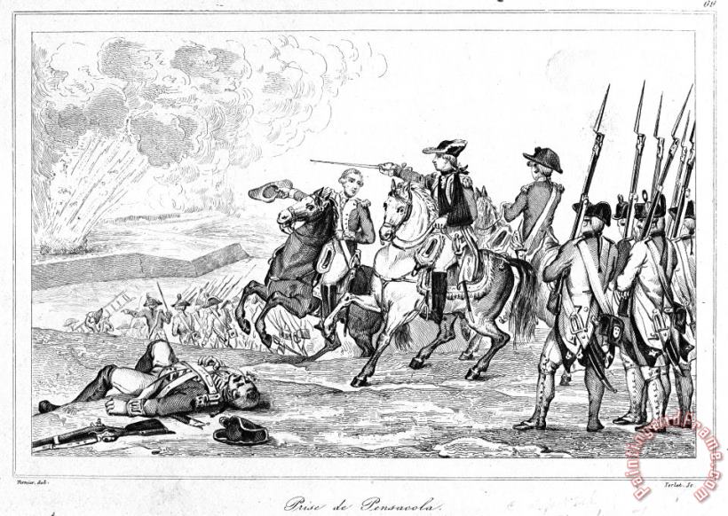 Battle Of Pensacola, 1781 painting - Others Battle Of Pensacola, 1781 Art Print