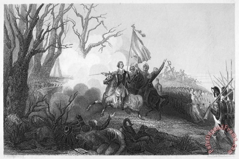 Battle Of Princeton, 1777 painting - Others Battle Of Princeton, 1777 Art Print
