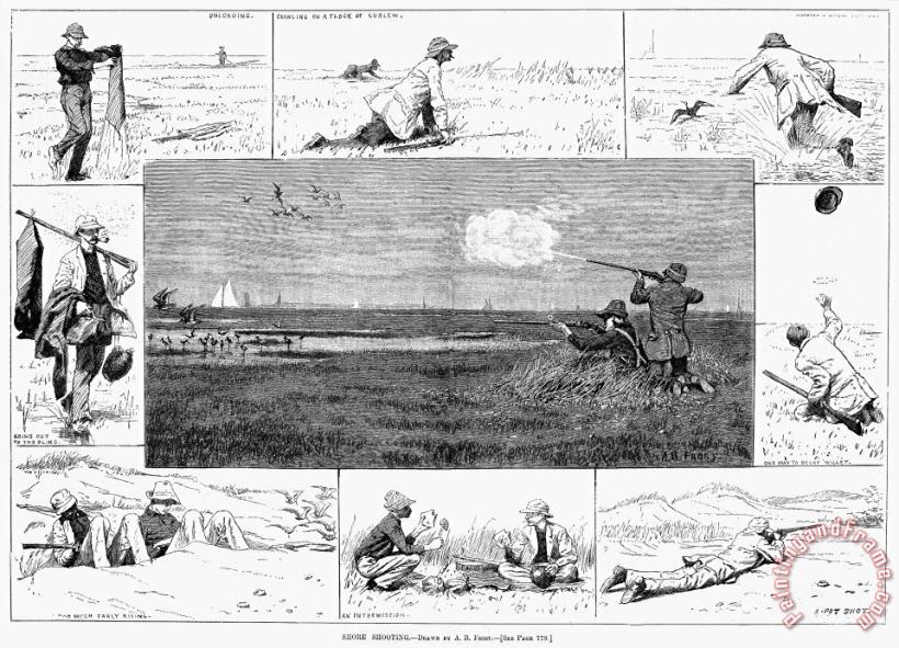 Others Bird Shooting, 1881 Art Print